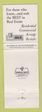Matchbook Cover - Scattergood Real Estate Vero Beach FL