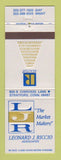 Matchbook Cover - Leonard Riccio Real Estate Stratford CT