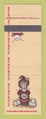 Matchbook Cover - Pa Rum Pum Pum Pum John Dyess Printing