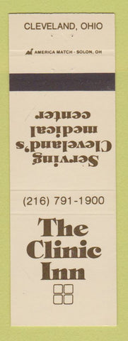 Matchbook Cover - The Clinic Inn Cleveland OH