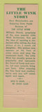 Matchbook Cover - The Little Wink Restaurant Brooklyn Park MD