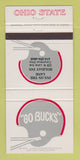 Matchbook Cover - Holiday Inn Columbus OH Buckeyes Football Schedule 30 Strike
