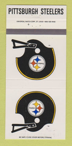 Matchbook Cover Pittsburgh Steelers Football PA 1988 Bell Credit Union 30 Strike