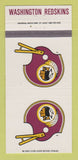 Matchbook Cover - Washington Redskins Football 1988 Schedule Smitty's 30 Strike