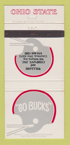 Matchbook Cover - Ohio State Buckeyes Schedule Columbus OH 1990 30 Strike