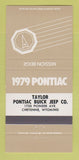 Matchbook Cover - 1979 Pontiac Buick Cheyenne WY Mission Beige WEAR 30 Strike