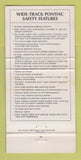 Matchbook Cover - Pontiac Wible Medina OH Champagne 30 Strike