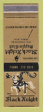 Matchbook Cover - Black Knight Supper Club Detroit MI