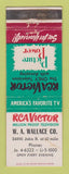 Matchbook Cover - RCA Victor TV WA Wallace Detroit MI WEAR