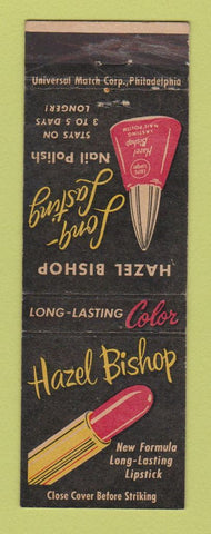Matchbook Cover - Hazel Bishop Lipstick Nail Polish