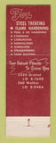 Matchbook Cover - Fox Steel Treating Detroit MI