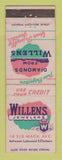 Matchbook Cover - Willens Jewelry Detroit MI
