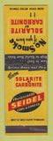Matchbook Cover - Solarite Carbonite Seidel Coal St Louis MO