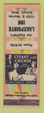 Matchbook Cover - Joe Kopitzki's Lakepointe Inn Detroit MI