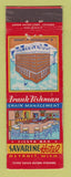 Matchbook Cover - Savarine Hotel Detroit MI Frank Fishman