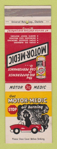Matchbook Cover - Motor Medic Product