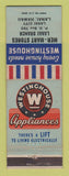 Matchbook Cover - Westinghouse Appliances Mer Mart Lanai Hawaii