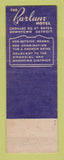 Matchbook Cover - Barlum Hotel Detroit MI