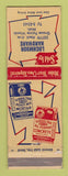 Matchbook Cover - Gibraltar Concrete Lochmoor Hardware Grosse Pointe Woods MI