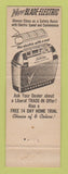 Matchbook Cover - Sunbeam Electric Razor Shavemaster