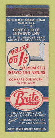 Matchbook Cover - Brite Cleaners