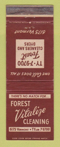 Matchbook Cover - Forest Vitalize Cleaning WEAR