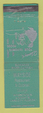 Matchbook Cover - Wayside Restaurant Lake City FL WEAR