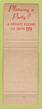 Matchbook Cover - Carson's Chop House Detroit MI WEAR