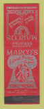 Matchbook Cover - Marco's Chop House Detroit MI WEAR