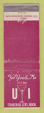 Matchbook Cover - UI Bar Traverse City MI WEAR