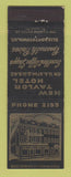 Matchbook Cover - New Taylor Hotel Elizabethtown KY
