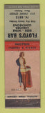 Matchbook Cover - Floyd's Bar Detroit MI pinup WORN