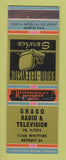 Matchbook Cover - Graco Radio TV Detroit MI