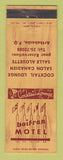Matchbook Cover - Boifran Motel Arthabaska QC PQ