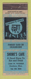 Matchbook Cover - Shore's Cafe Dearborn MI