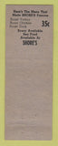Matchbook Cover - Shore's Cafe Dearborn MI