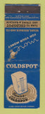 Matchbook Cover - Sears Coldspot Refrigerator Kenmore Washing Machine