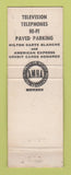 Matchbook Cover - Riverside Motel Manistee MI WEAR