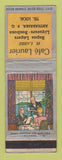 Matchbook Cover - Cafe Laurier Arthabaska QC WORN