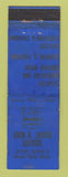 Matchbook Cover - John Jarvis Mobil oil gas Hazel Park MI WORN