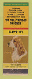 Matchbook Cover - Bending Specialties Detroit MI Cocker Spaniel WEAR