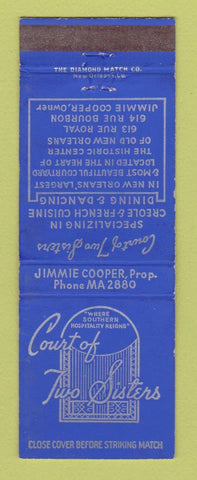 Matchbook Cover - Court of Two Sisters New Orleans LA