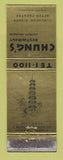 Matchbook Cover - Chung's Restaurant Detroit MI Chinese