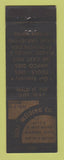 Matchbook Cover - Elite Welding Warren MI