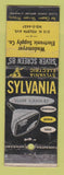 Matchbook Cover - Sylvania TV Wedemeyer Electric Supply WEAR