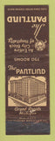Matchbook Cover - The Pantlind Hotel Grand Rapids MI WEAR