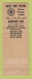 Matchbook Cover - Hotel Fort Wayne Detroit MI