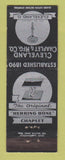 Matchbook Cover - Cleveland Chaplet OH
