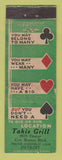 Matchbook Cover - Takis Grill Detroit MI WEAR