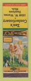 Matchbook Cover - Zen's Confectionery Dearborn MI